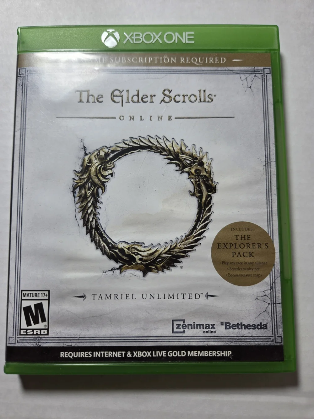 Bethesda EldeThe Elder Scrolls Online: Tamriel Unlimited - Xbox One (White/Gold)